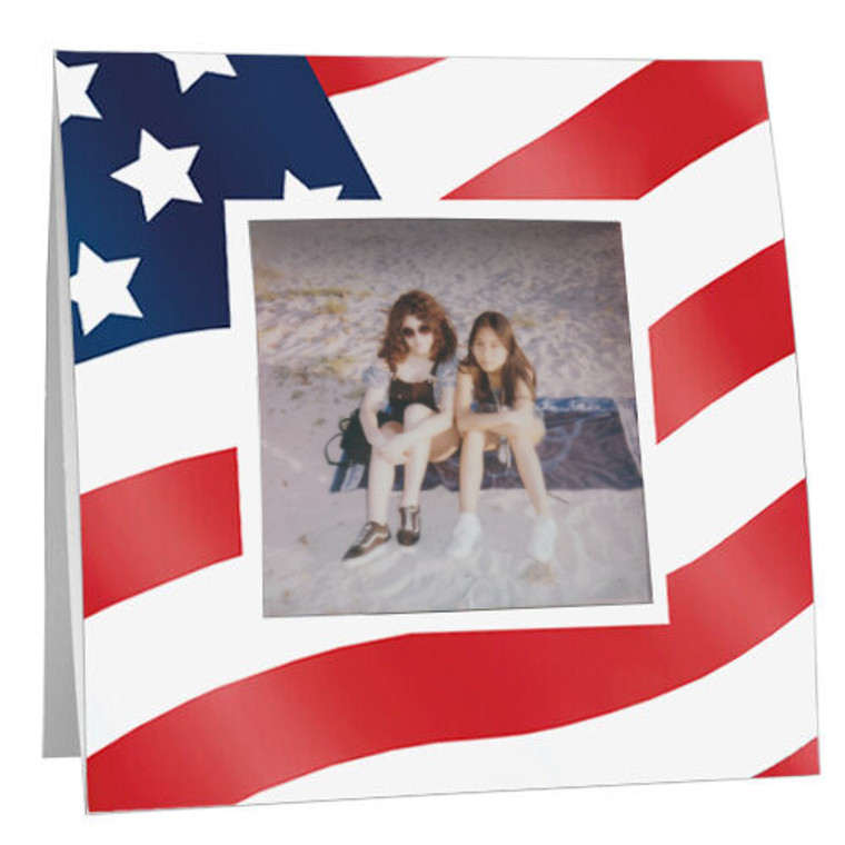 USA flag Polaroid frame