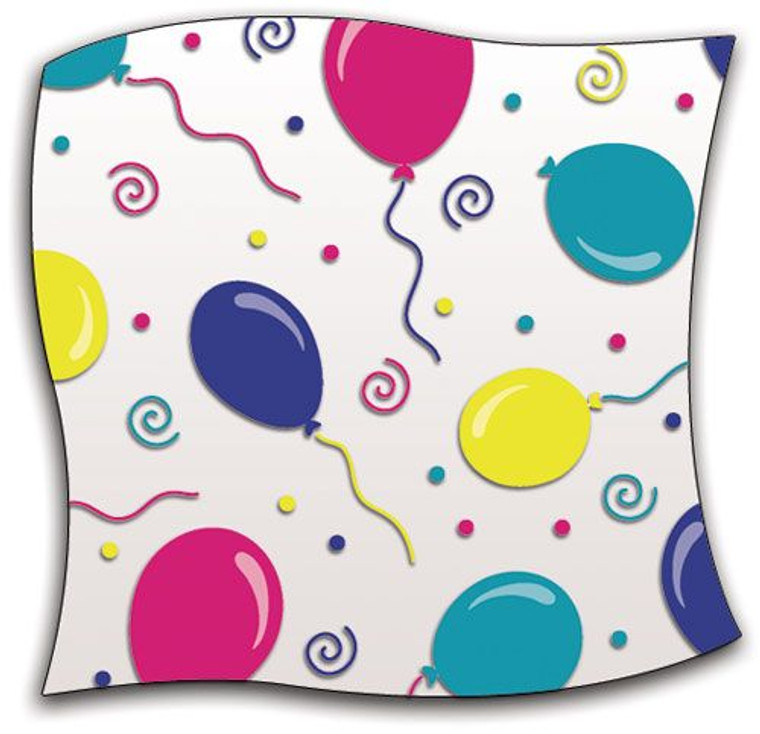 Colorful balloon-themed cello bags for party favors