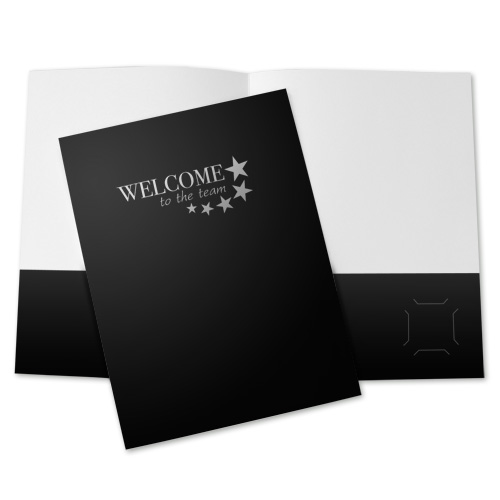 9x12 new employee welcome folder for kits