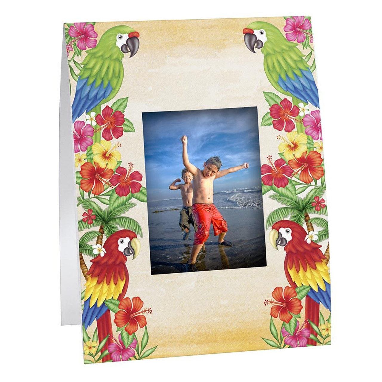 Tropical island luau themed Instax Mini paper picture frame