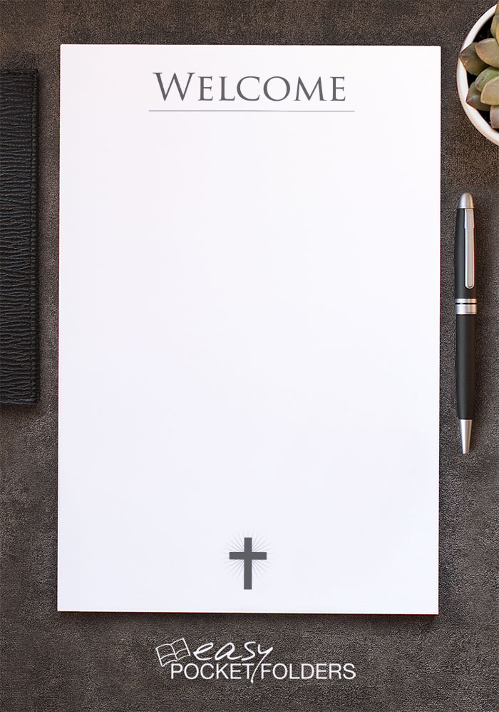 Cross church welcome letterhead