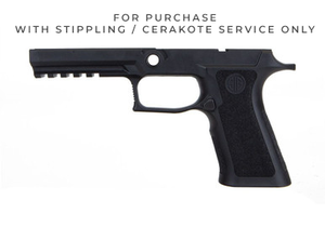 Sig P320 Grip Module X-Full Medium Black for purchase with stippling and or cerakote services Sig P320 Grip Module X-Full Medium Black for purchase with stippling and or cerakote services