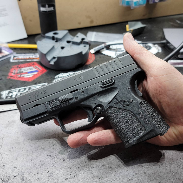 Springfield XD Stippling Services by IDG Stippling