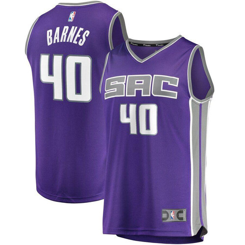 Harrison Barnes Sacramento Kings Fast Break Player Jersey Purple Icon Edition