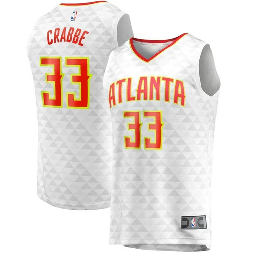 Allen Crabbe Atlanta Hawks Fast Break Nba Jersey White - Association Edition