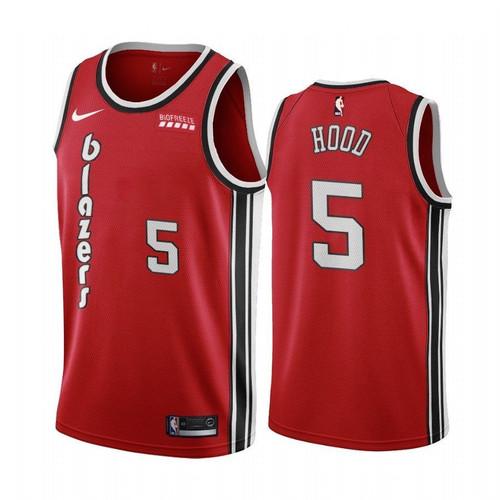 Men'S Portland Trail Blazers Rodney Hood Red Classic Edition Nba Jersey
