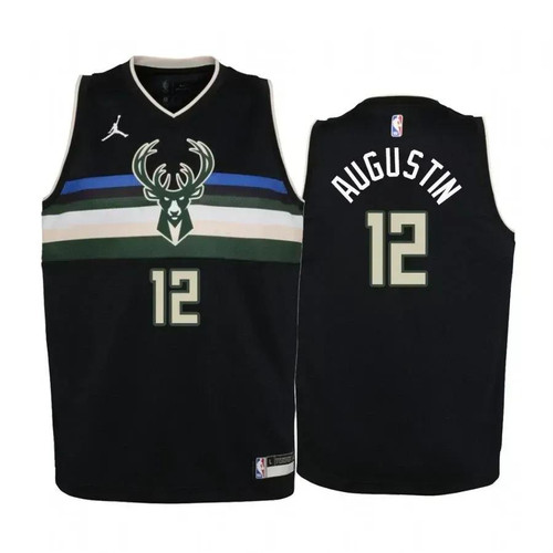 D.J. Augustin Milwaukee Bucks 2020-21 Statet Jersey - Black