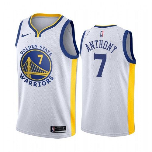 Men'S Golden State Warriors Carmelo Anthony #7 Association Jersey