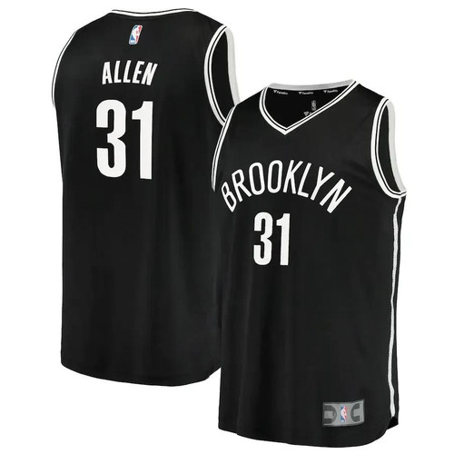 Jarrett Allen Brooklyn Nets Fast Break Player Jersey - Icon Edition - Black