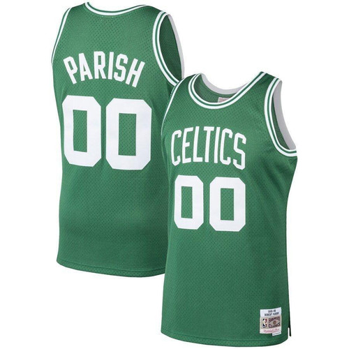 Robert Parish Boston Celtics 1986-87 Hardwood Classics Jersey Kelly Green 2019