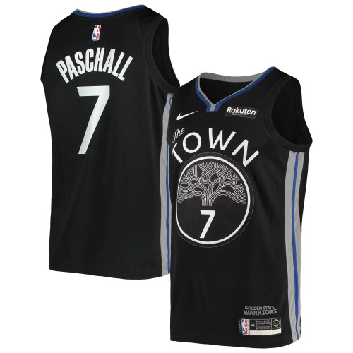 Men'S Nike Replica Replica Replica Eric Paschall Black Golden State Warriors 2019/20 Swingman Player Jersey - City Edition