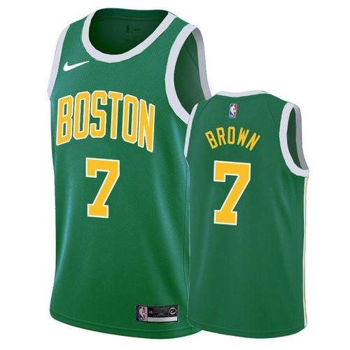Boston Celtics Jaylen Brown Green Earned Edition Jersey