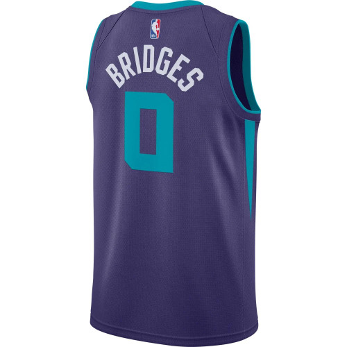 Miles Bridges Charlotte Hornets Jordan Brand 2020/21 Swingman Jersey Purple – Statement Edition