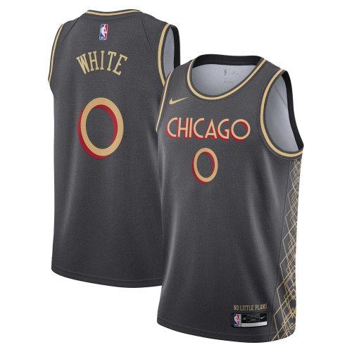 Chicago Bulls Nike Replica Replica Replica City Edition Swingman Jersey - Coby White -  - 2020