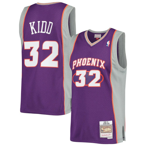 Jason Kidd Phoenix Suns Mitchell & Ness 2000-2001  Hardwood Classics Swingman Jersey - Purple