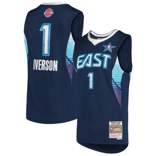 Allen Iverson Eastern Conference Mitchell & Ness Hardwood Classics 2009 Nba All-Star Game Swingman Jersey - Navy