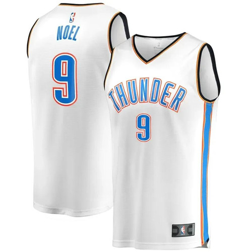 Nerlens Noel Oklahoma City Thunder Fast Break Player Nba Jersey - Association Edition - White