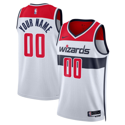 Washington Wizards Nike Replica Replica Replica Unisex 2022/23 Swingman Custom Jersey White - Association Edition