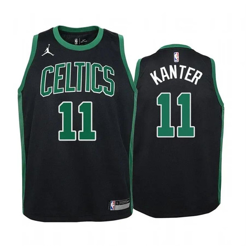 Enes Kanter Boston Celtics Black Statet Nba Jersey Jumpman