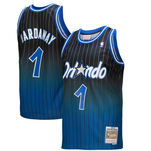 Penny Hardaway Orlando Magic Mitchell & Ness 1994/95 Hardwood Classics Fadeaway Swingman Player Jersey - Royal/Black