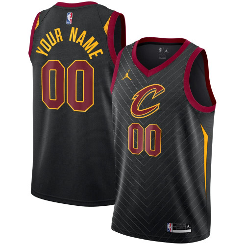 Cleveland Cavaliers Jordan Brand Swingman Custom Jersey - Statement Edition - Black