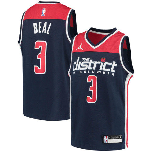 Bradley Beal Washington Wizards Jordan Brand  2020/21 Swingman Player Jersey - Statement Edition - Navy