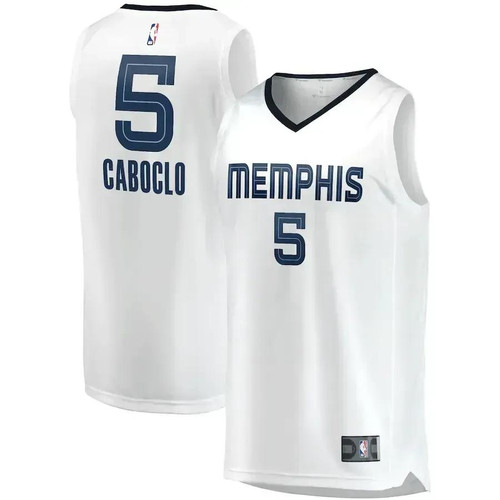 Bruno Caboclo Memphis Grizzlies Fast Break Player Nba Jersey White - Association Edition