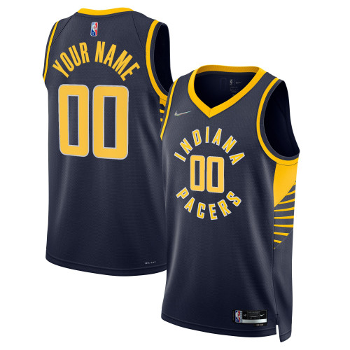 Indiana Pacers Nike Replica Replica Replica 2021/22 Diamond Swingman Custom Jersey - Icon Edition - Navy