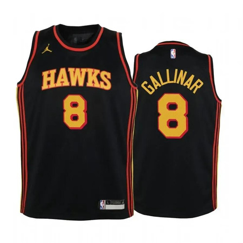 Danilo Gallinari Atlanta Hawks 2020-21 Statet Jersey - Black