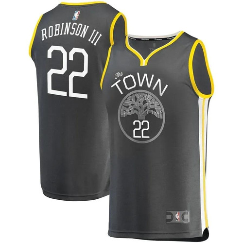Glenn Robinson Iii Golden State Warriors Fast Break Replica Player Jersey Black - Statement Edition