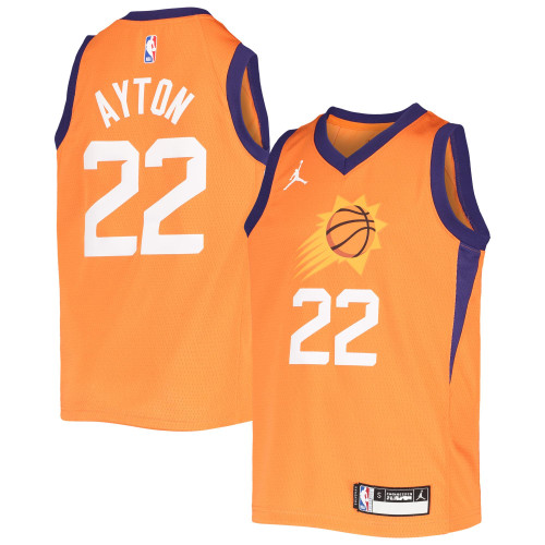 Deandre Ayton Phoenix Suns Jordan Brand  2020/21 Swingman Jersey - Statement Edition - Orange