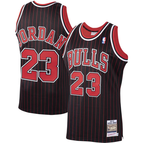 Michael Jordan Chicago Bulls Mitchell & Ness Hardwood Classics 1995-96  Jersey - Black