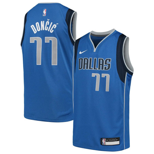 Luka Doncic Dallas Mavericks Nike Youth Swingman Jersey Blue - Icon Edition