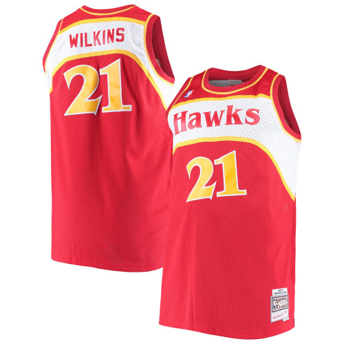 Dominique Wilkins Atlanta Hawks Mitchell & Ness Big & Tall Hardwood Classics Jersey - Red