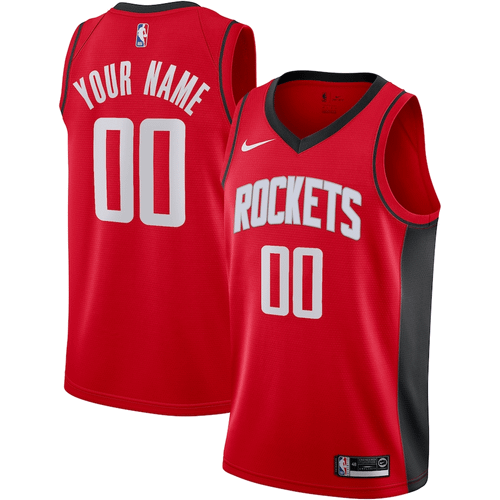 Houston Rockets Nike 2020/21 Swingman Custom Jersey – Icon Edition - Red