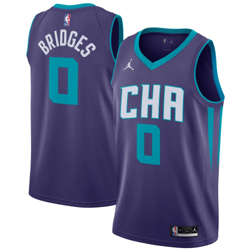 Miles Bridges Charlotte Hornets Jordan Brand 2020/21 Swingman Jersey Purple – Statement Edition