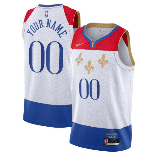 New Orleans Pelicans Nike Replica Replica Replica City Edition Swingman Jersey - Custom -  - 2020