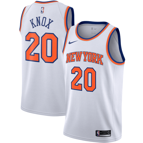 Kevin Knox New York Knicks Nike 2019/2020 Swingman Jersey - Association Edition - White