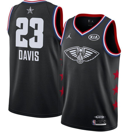 Anthony Davis New Orleans Pelicans Jordan Brand 2019 NBA All-Star Game Finished Jersey Black 2019