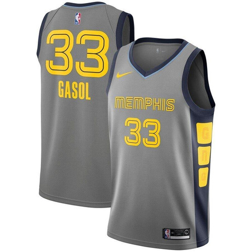 Marc Gasol Memphis Grizzlies City Edition Jersey Gray 2019
