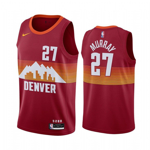 Jamal Murray Denver Nuggets 2020-21 Orange City Edition Jersey Social Recap
