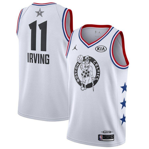 Kyrie Irving Boston Celtics Jordan Brand 2019 NBA All-Star Game Finished Jersey White 2019