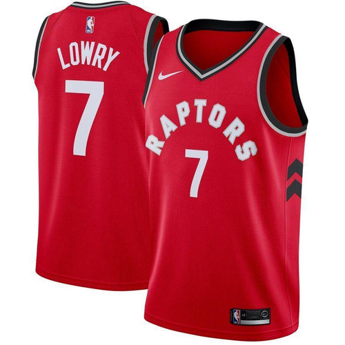 Kyle Lowry Toronto Raptors Jersey Red Icon Edition 2019