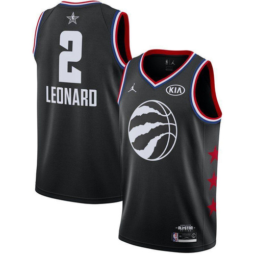 Kawhi Leonard Toronto Raptors Jordan Brand 2019 NBA All-Star Game Finished Jersey Black 2019