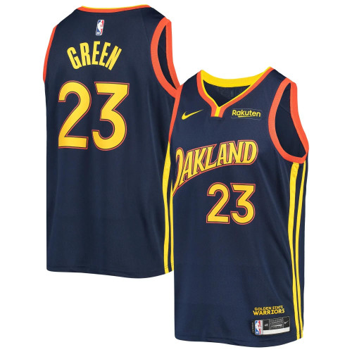 Men'S Nike Draymond Green Navy Golden State Warriors 2020/21 Swingman Badge Jersey - City Edition Oakland Forever
