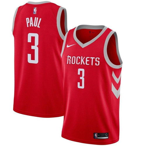 Chris Paul Houston Rockets Jersey Icon Edition Red 2019