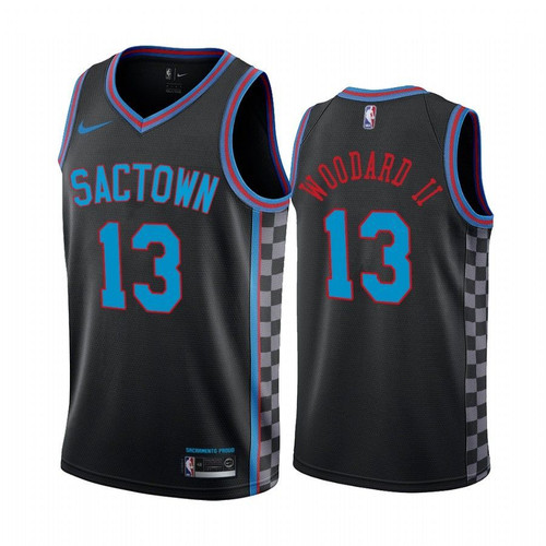 Robert Woodard Ii Sacramento Kings 2020-21 Black City Jersey 2020 Nba Draft