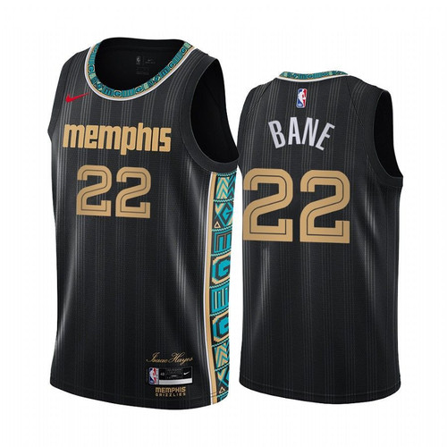 Desmond Bane Memphis Grizzlies 2020-21 Black City Edition Jersey 2020 Nba Draft