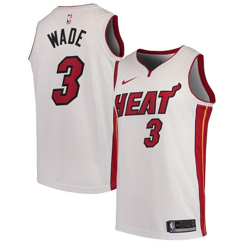 Dwyane Wade Miami Heat Jersey Association Edition White 2019