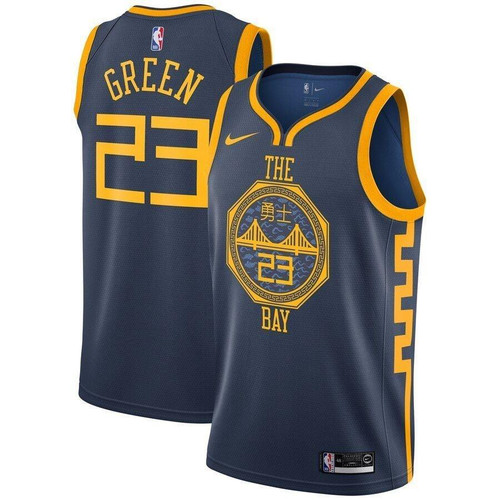 Draymond Green Golden State Warriors City Edition Jersey Navy 2019